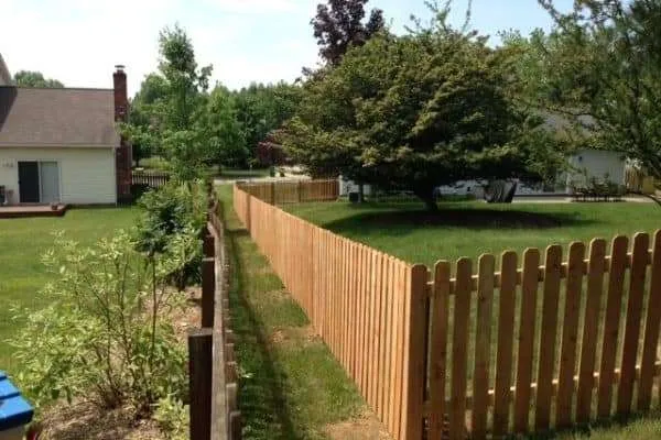 Residential fence installation picket