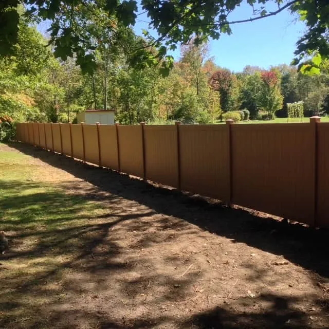 Residential fence installation